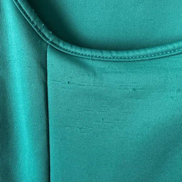 Teal scuba swing dress - Picture 2 of 5